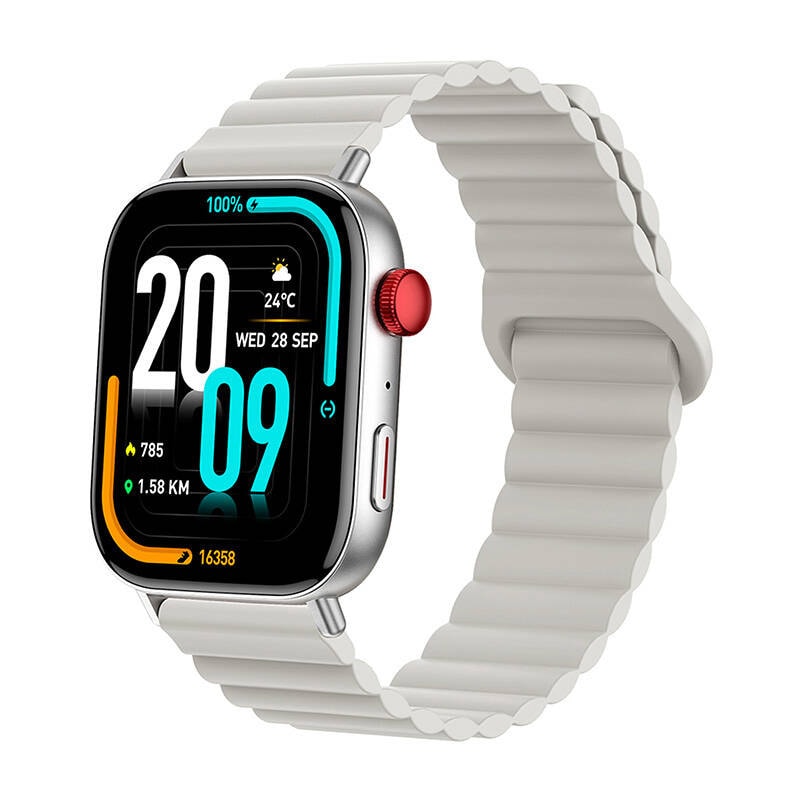 Colmi C8 Max smartwatch med magnetisk rem (sølv)