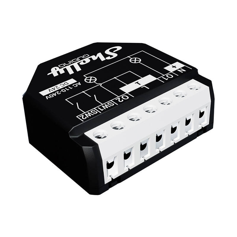 Shelly Qubino Wave2PM Controller, 2-kanals, Z-Wave (effektmåling)