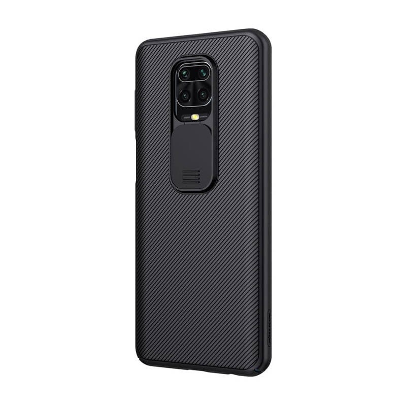 Nillkin CamShield-etui til Xiaomi Redmi Note 9 Pro/Note 9 Pro Max/Note 9S/Poco M2 Pro (sort)