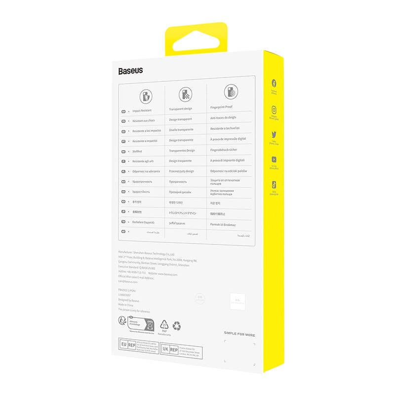 Telefonetui til iP 13 PRO Baseus OS-Lucent Series (Klar)