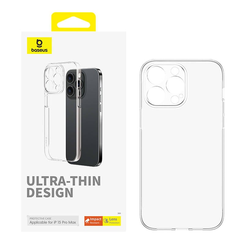 Telefontaske til iPhone 15 ProMax Baseus OS-Lucent-serien (klar)
