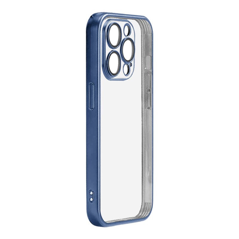 Beskyttende telefonetui Joyroom JR-15Q4 til iPhone 15 Pro Max (mat blå)
