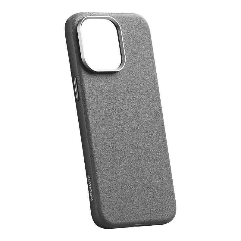Magnetisk beskyttende telefonetui Joyroom JR-BP007 til iPhone 15 Pro Max (grå)