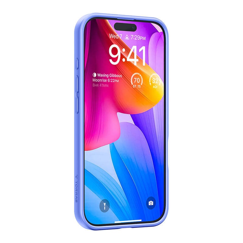 Torras Ostand Pro-etui til iPhone 16 (Blå)