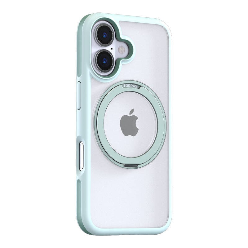 Torras Ostand R Fusion-etui til iPhone 16 (Grøn)