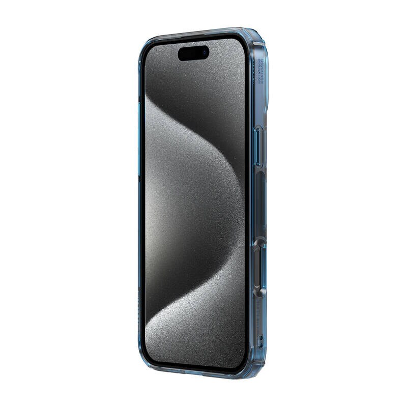 Nillkin Nature TPU Pro magnetisk iPhone 16 Pro-etui (blå)