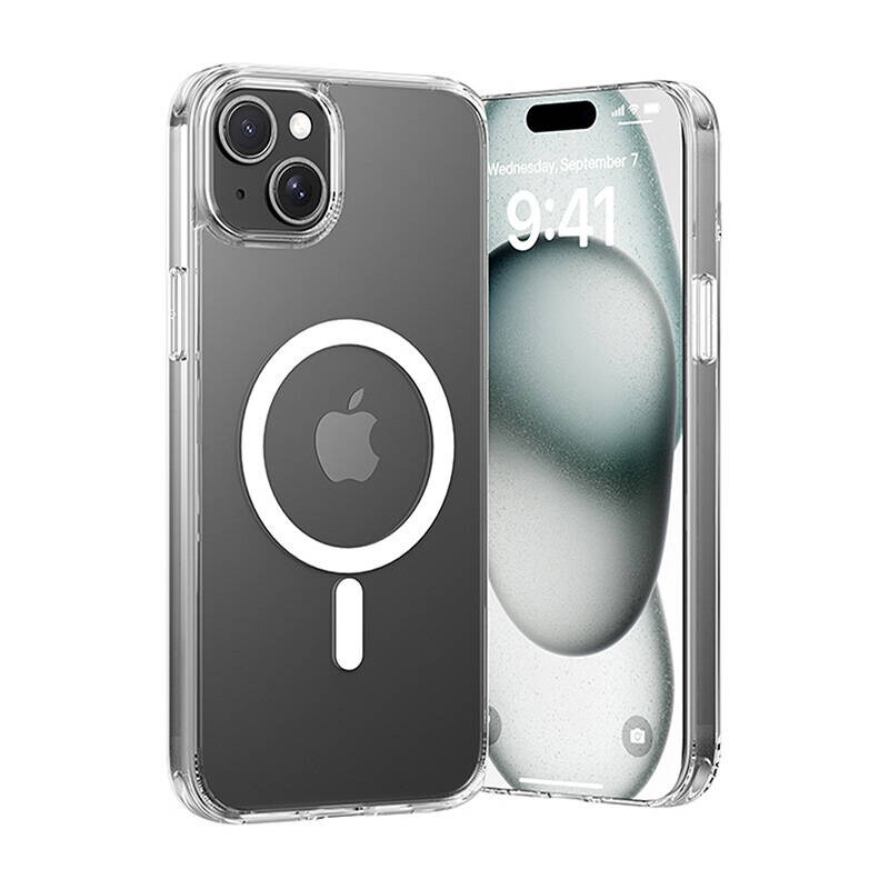 Vention KUCT0-20 beskyttelsesetui til iPhone 15 Plus (gennemsigtig)