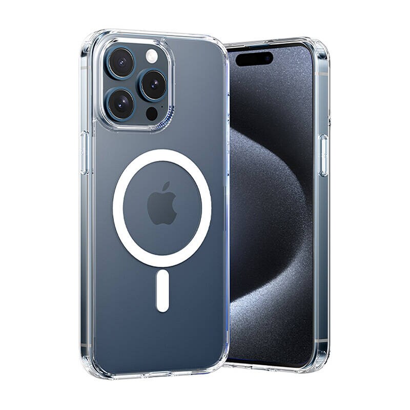Vention KUCT0-30 beskyttelsesetui til iPhone 15 Pro (gennemsigtig)