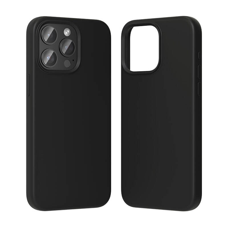 Vention KUFB0-30 Silikoneetui til iPhone 15 Pro (sort)