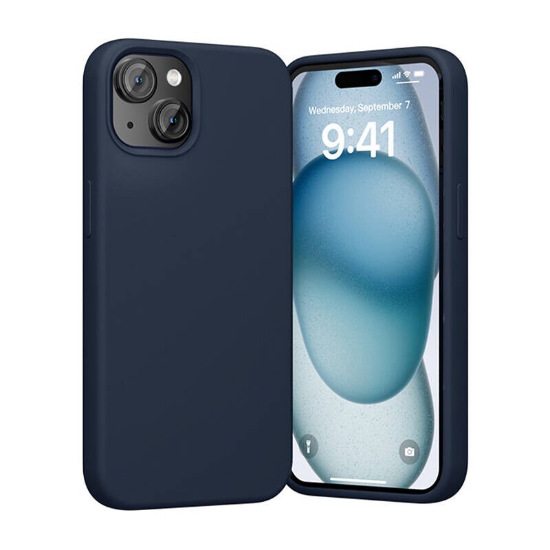 Vention KUFL0-10 Silikoneetui til iPhone 15 (blå)