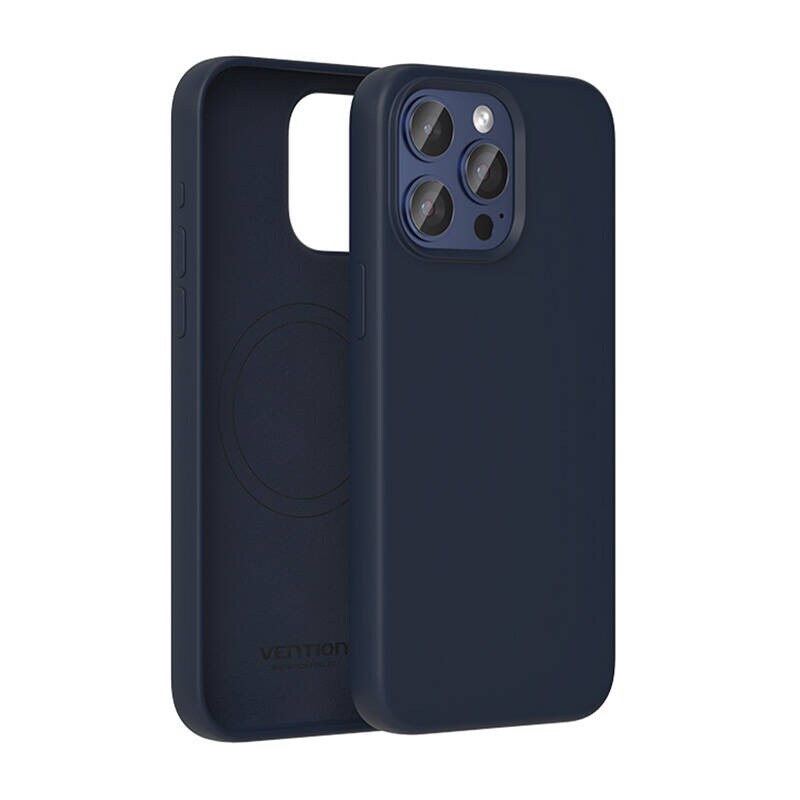 Vention KUFL0-30 Silikoneetui til iPhone 15 Pro (blå)