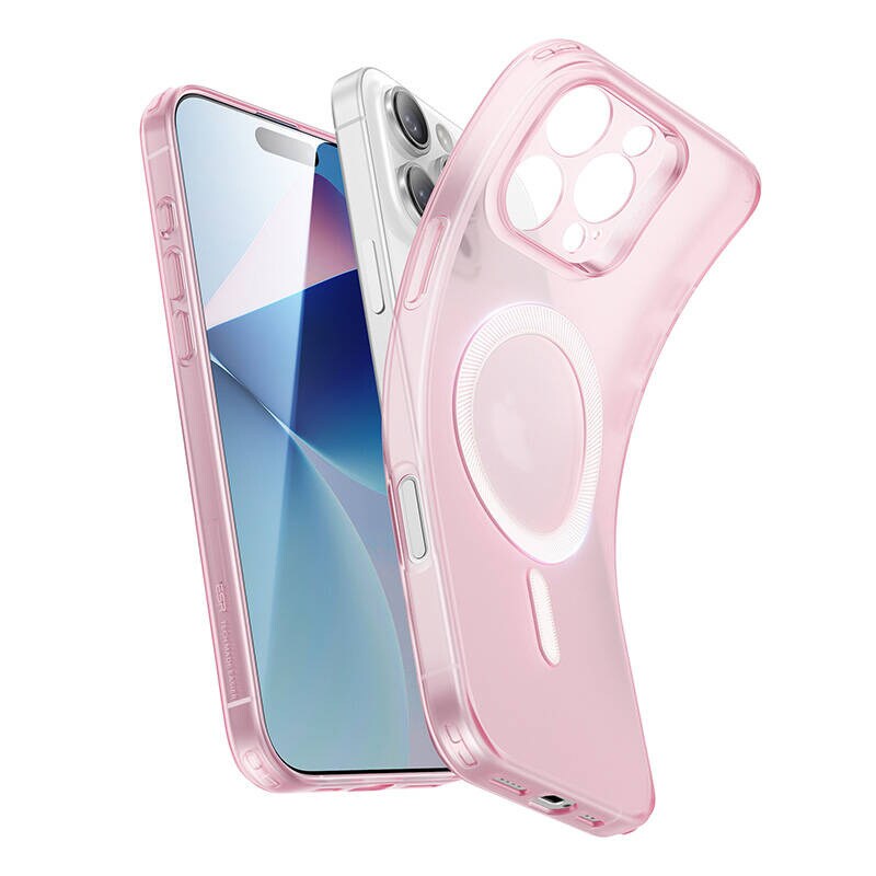Zero Clear Case (HaloLock) ESR-etui til iPhone 16 Pro Max (pink)