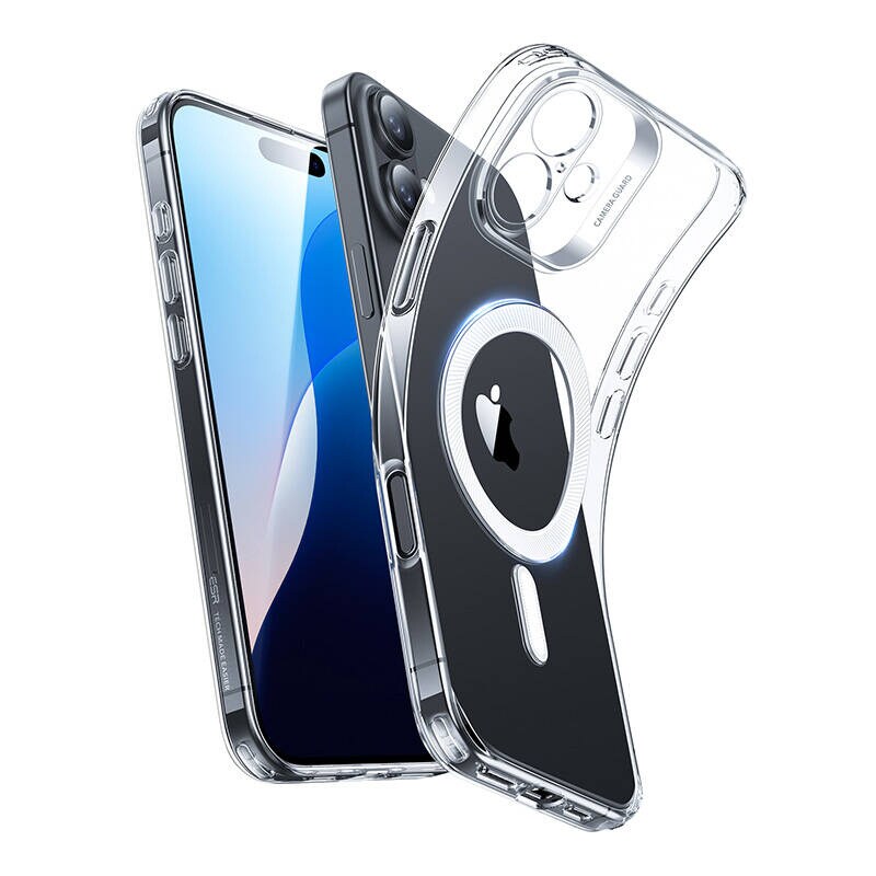 Zero Clear Case (HaloLock) ESR-etui til iPhone 16 Plus (klar)