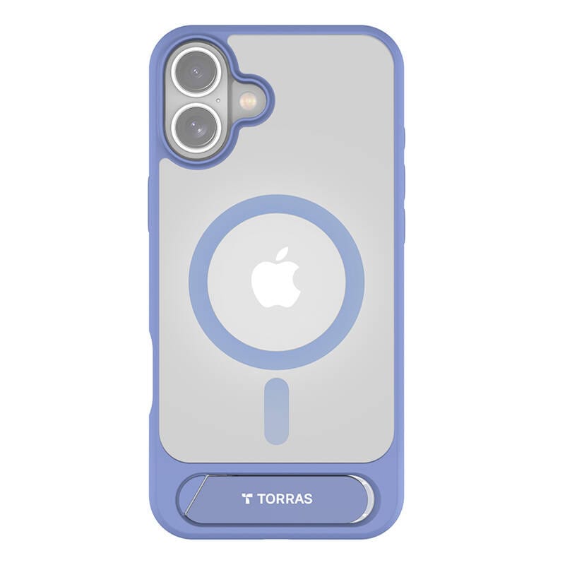 Torras Pstand Series-etui til iPhone 16 (blå)