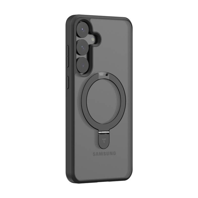 Torras Ostand Series mobiltaske til Samsung S25 (sort)