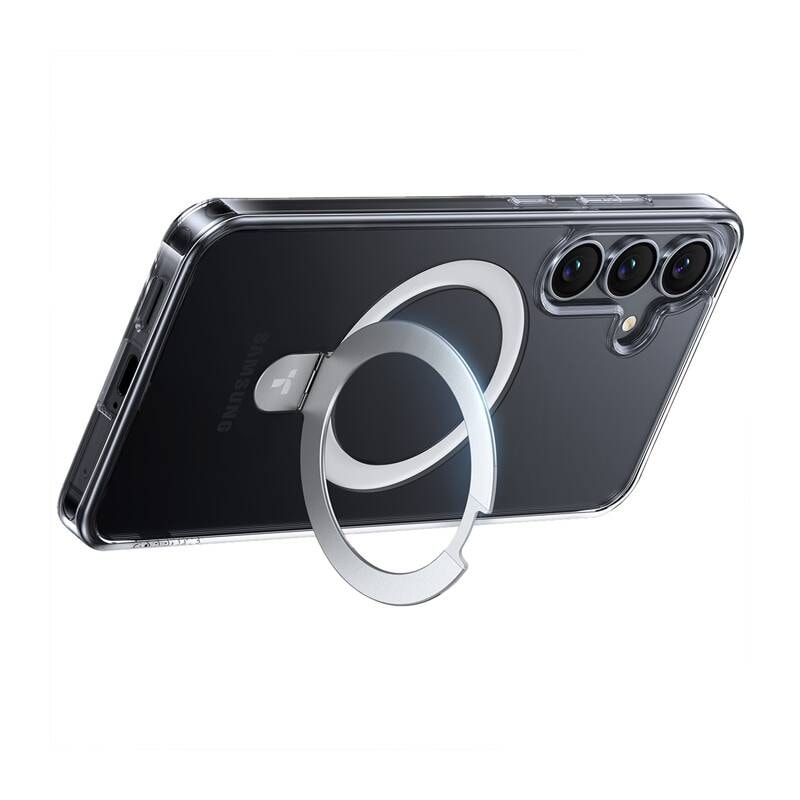 Torras Ostand Series-teletaske til Samsung S25 (gennemsigtig)