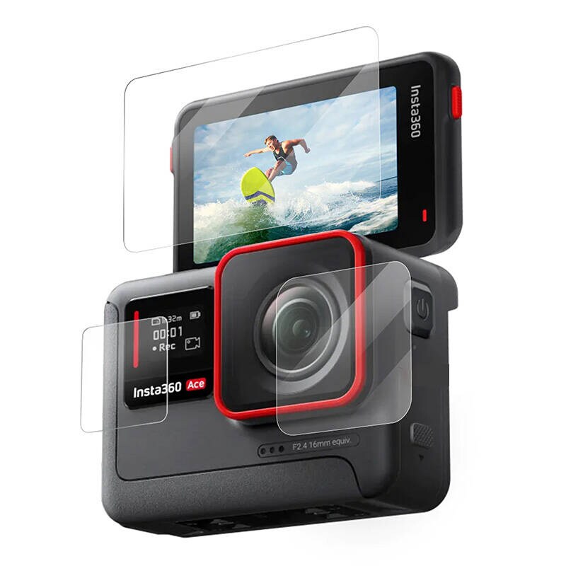 TELESIN hærdet glas til Insta360 Ace Pro / Ace-kamera
