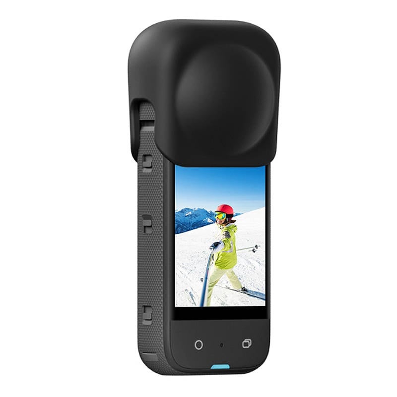 Silikonebeskyttelsesdæksel Puluz til Insta360 X3 (sort)