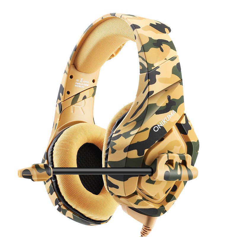 ONIKUMA K1-B Gaming headset (Gul)