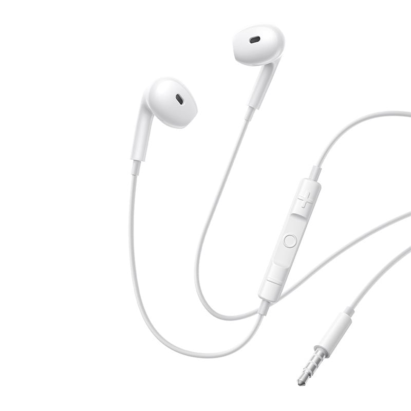 Baseus Encok HZ19 Hvide in-ear-hovedtelefoner med ledning