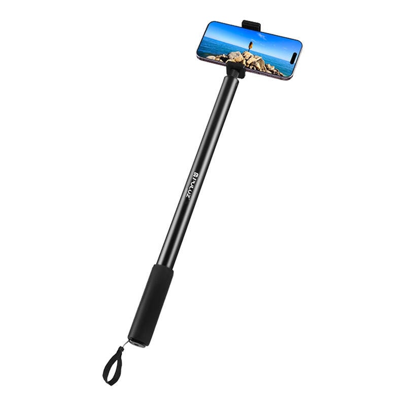 Selfie-holder i metal 2m PULUZ til Insta360 One RS/X2/X3/X4-kamera (sort)