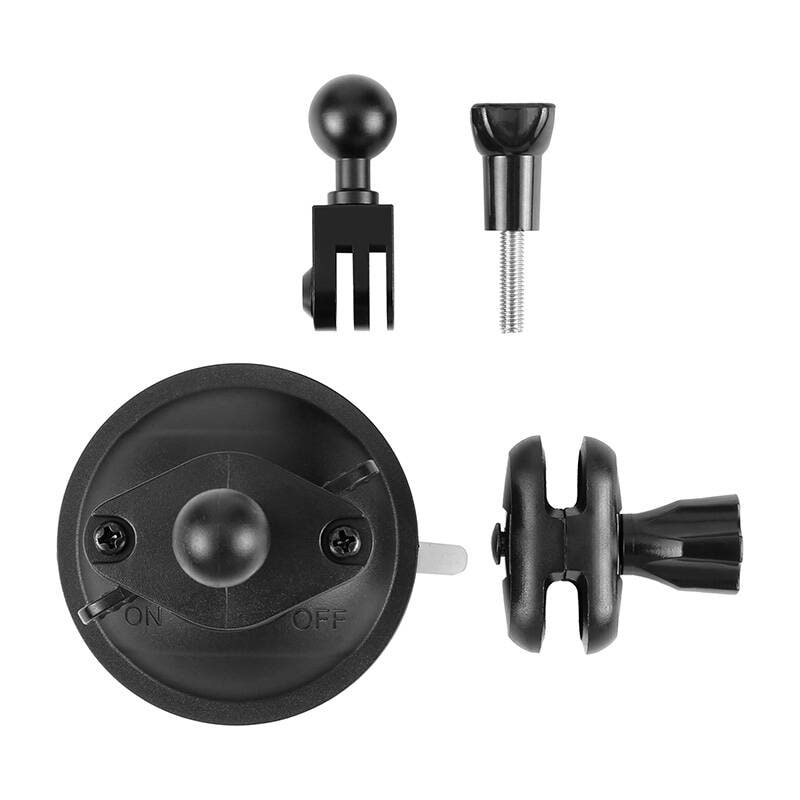 PULUZ sugekopholder til sportskameraer (DJI, GoPro, Insta360) PU545B (sort)
