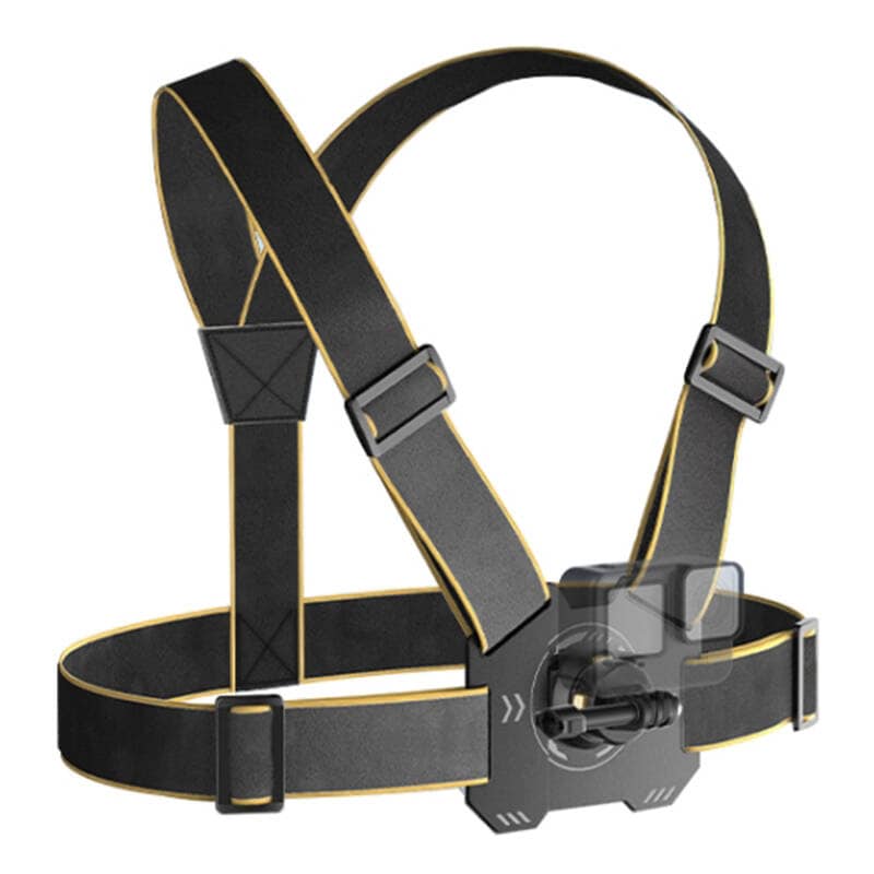 PULUZ brystsele til sportskameraer (inklusive Ace Pro 2, Osmo Action 5 Pro) (sort)