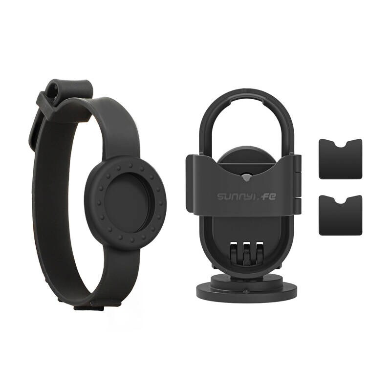 Sunnylife G3S-ZJ845 2-i-1 Fleksibel silikonestrop og magnetisk holder til Insta360 GO 3S