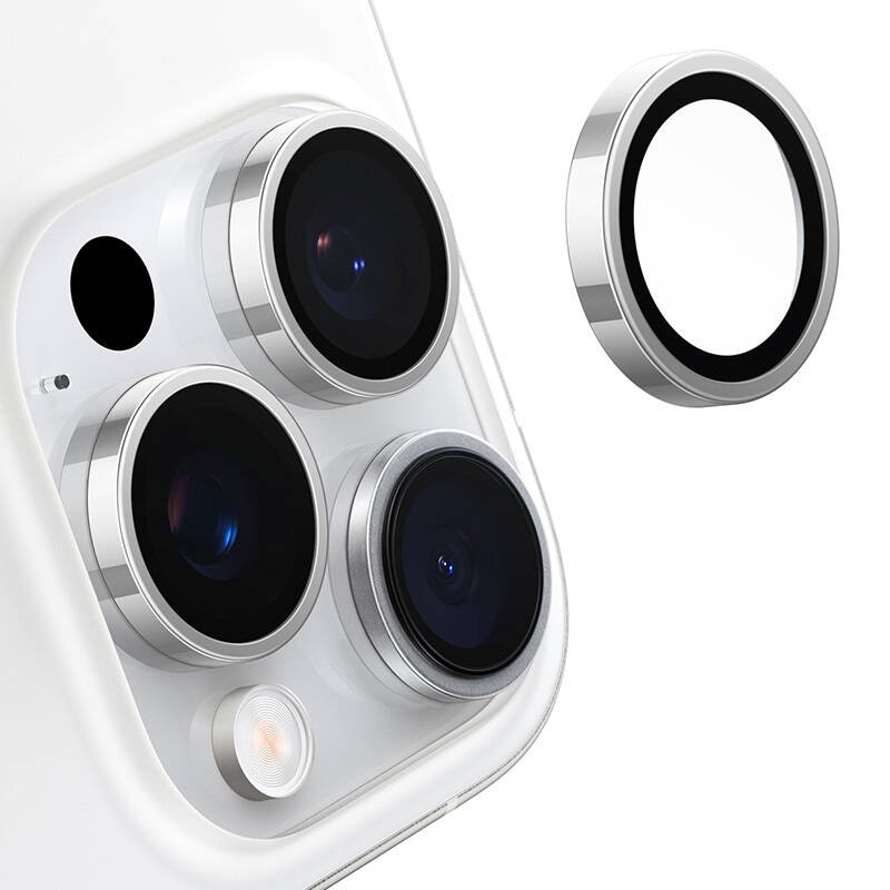 Torras Lensguard kameraglas til iPhone 16 Pro (grå)