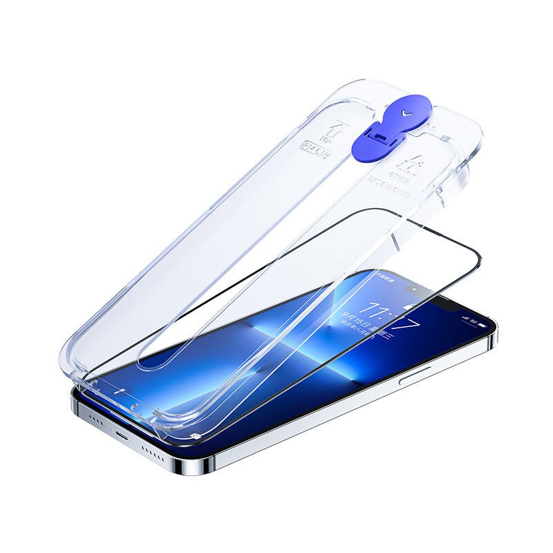 Fuld skærm hærdet glas Joyroom Easy Fit JR-H11 til Apple iPhone 14 Plus 6.7 "