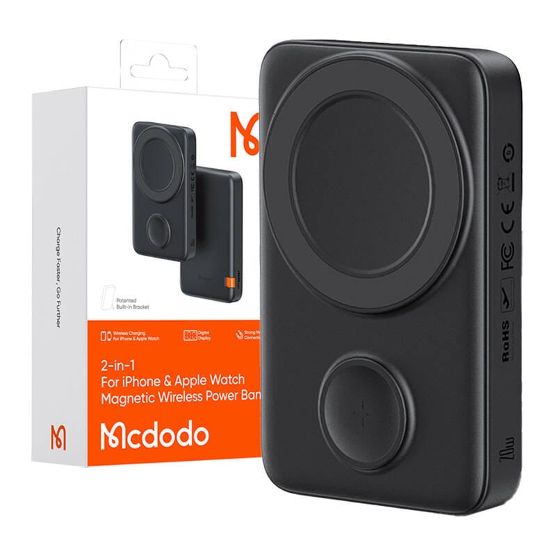 Magnetisk powerbank til Apple-ur Mcdodo MC-1461 10000mAh, 20W (sort)