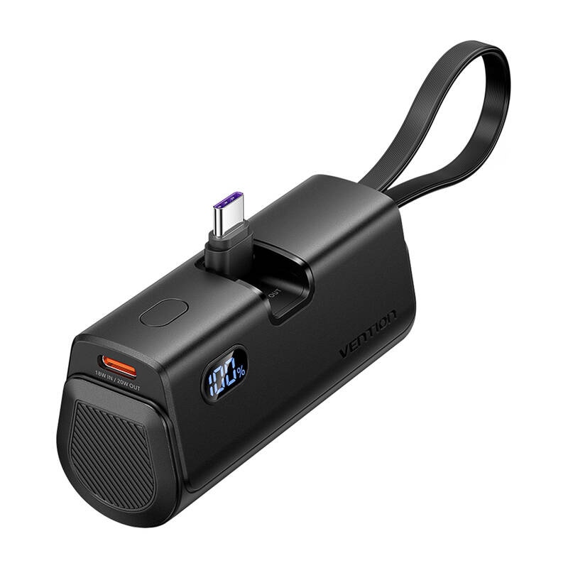 Powerbank Vention LED display 4800mAh 22.5W FHQB0 (sort)