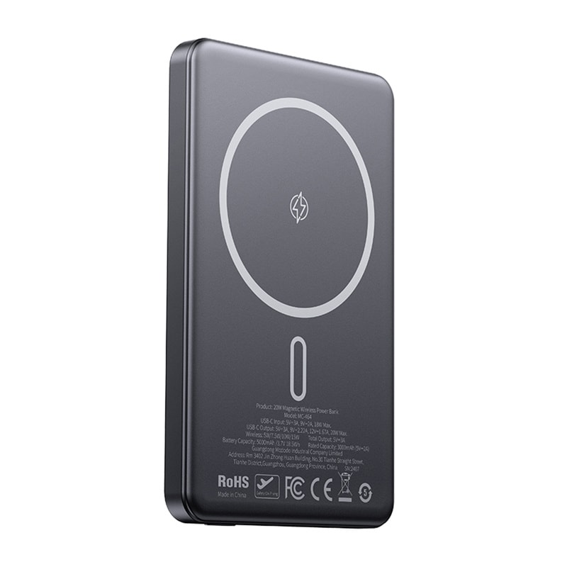 Mcdodo MC-4641 Ultra-tynd 5000mAh 1C magnetisk powerbank, trådløs (guld)