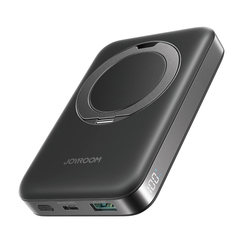 Joyroom magnetisk trådløs powerbank JR-PBM12 22,5W med håndtag (sort)