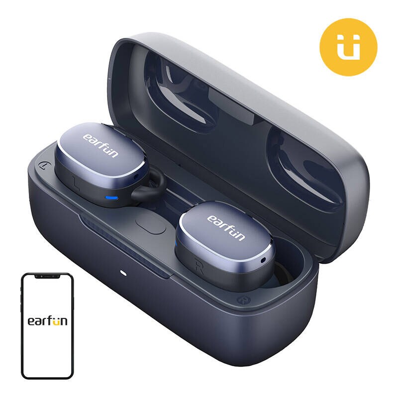 Høretelefoner TWS EarFun Free Pro 3, ANC (blå)