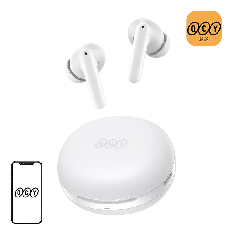 Høretelefoner TWS QCY T13 ANC2, ANC (hvid)
