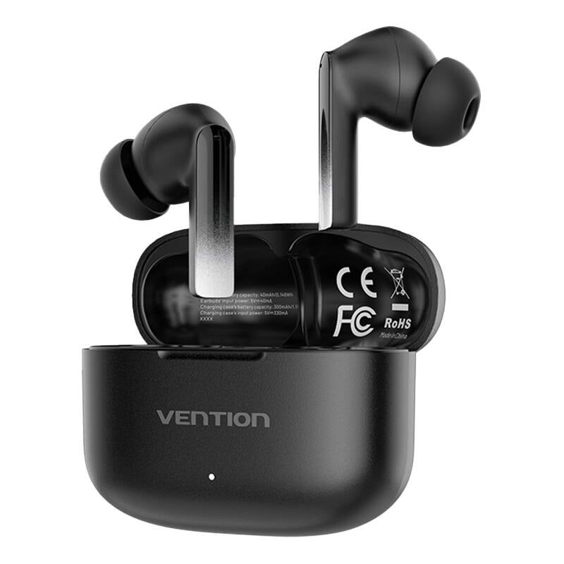 Trådløse øretelefoner, Vention, NBIB0, Elf Earbuds E04 (sort)