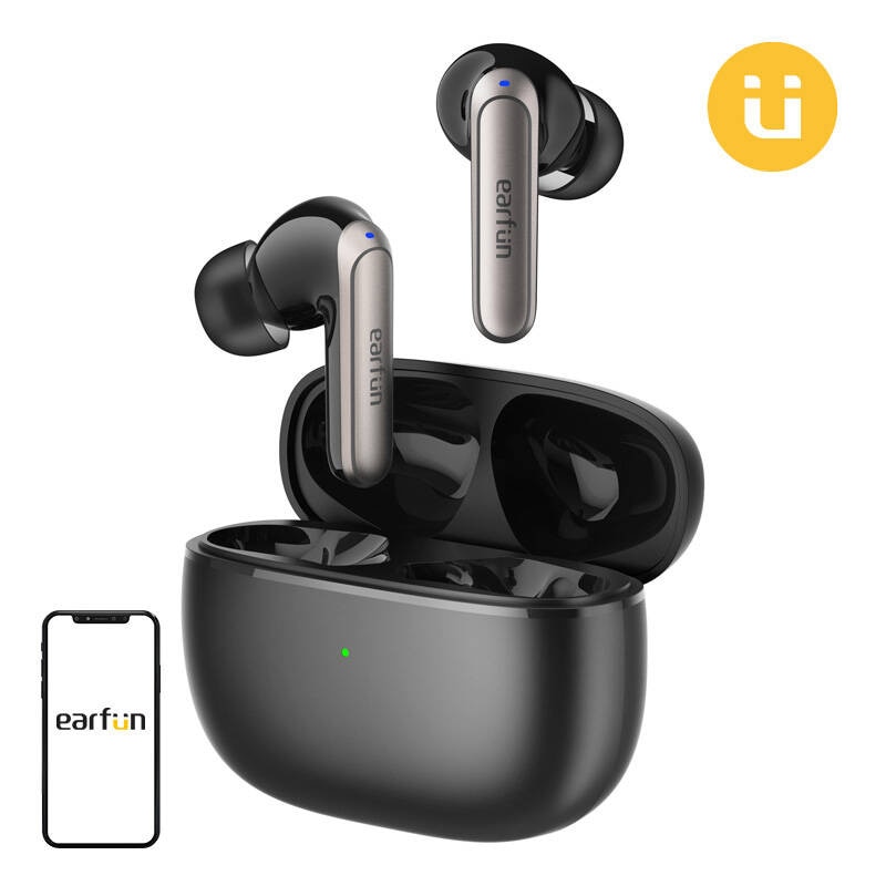 Trådløse øretelefoner TWS EarFun Air 2 NC ANC (sort)