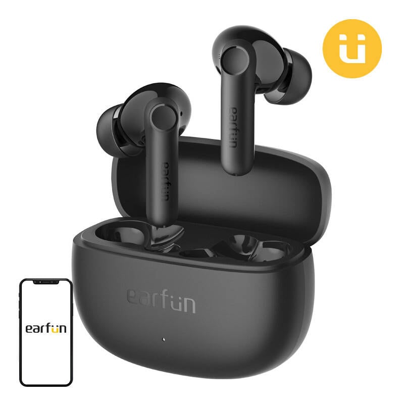 TWS EarFun Air life-hovedtelefoner (sort)
