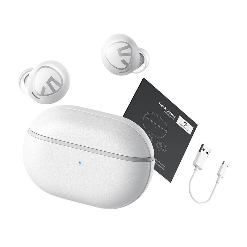TWS Soundpeats Free2 Classic Hovedtelefoner (hvid)
