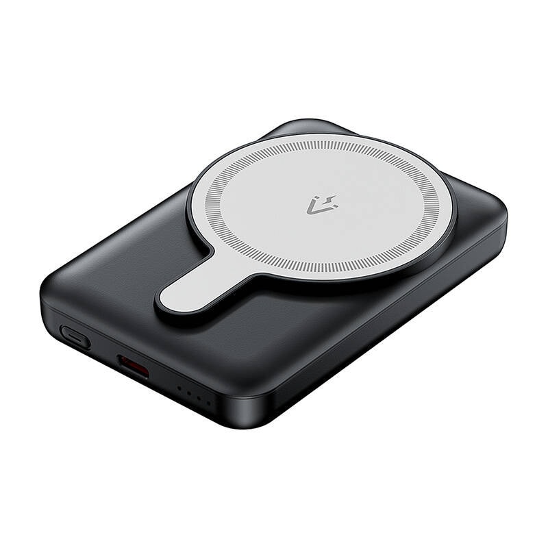 Vention FHSB0 5000mAh 20W magnetisk powerbank + USB-A til USB-C kabel (sort)