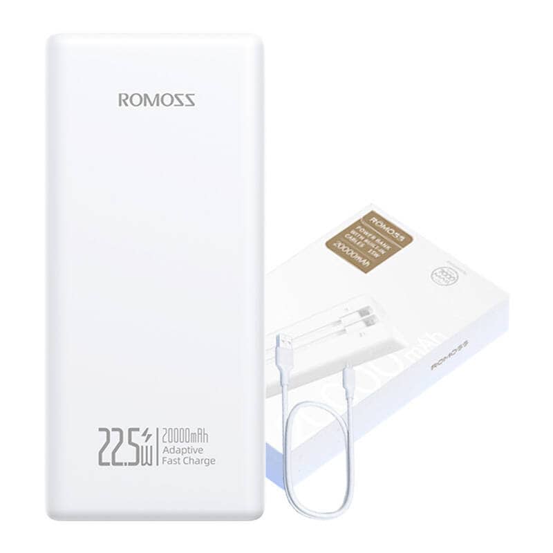 Powerbank Romoss PRC20 20000mAh 22.5W (hvid)