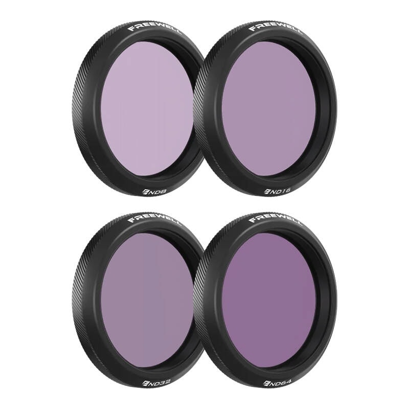 Freewell sæt med 4 ND-filtre til DJI Osmo Action 5 Pro