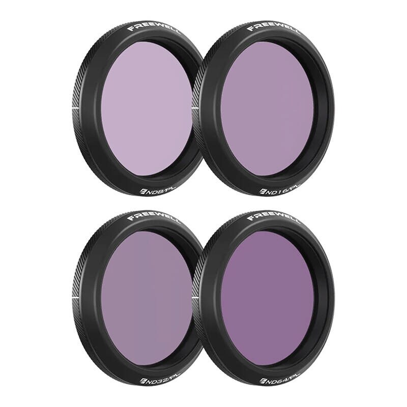 Freewell-sæt med 4 ND/PL-filtre til DJI Osmo Action 5 Pro