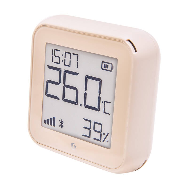 Shelly H&T Gen3 Temperatur- og fugtighedssensor, WiFi (Mokka)