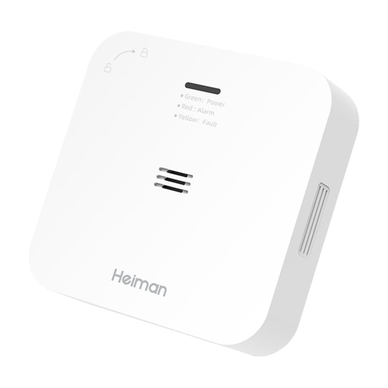 Trådløs alarm CO Heiman HM-720ES-W Interlinked