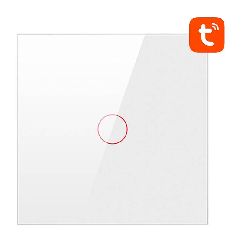 Smart lyskontakt ZigBee Avatto LZTS02-EU-W1 1-vejs uden neutral TUYA (hvid)