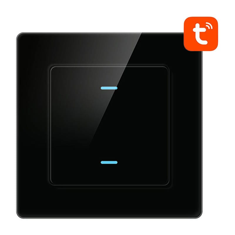 Smart lyskontakt WiFi Avatto N-TS10-B2 2-vejs TUYA (sort)