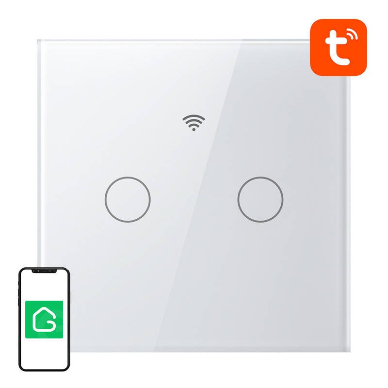 Smart Touch WiFi-lyskontakt Gosund SLS2 (valgfri N, dobbelt) Tuya