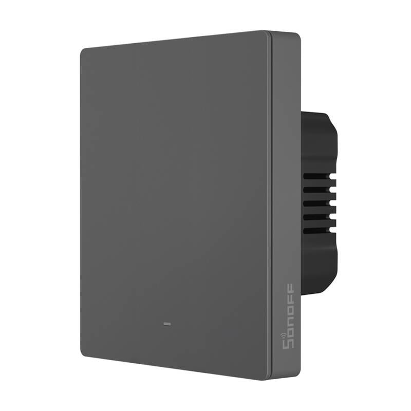 Smart WiFi-vægkontakt SONOFF M5-1C-80 (1-kanal, til ramme, grafit)